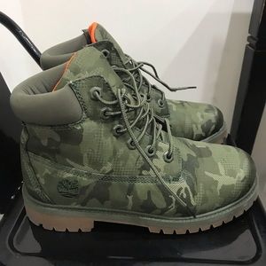 Camo Timberlands